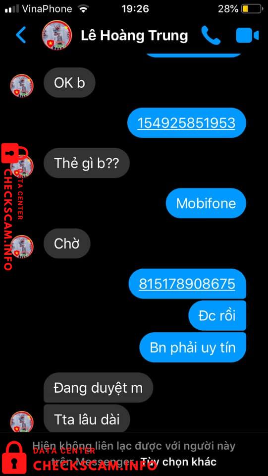 Preuves contre Lê Hoàng Trung