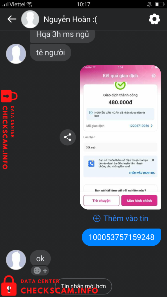Preuves contre Nguyen Van Hoan