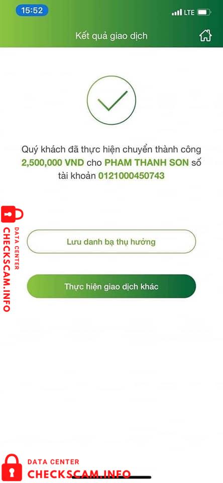 Preuves contre Pham Thanh Son