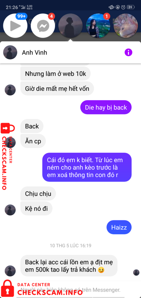 Preuves contre Dang Thanh Nam