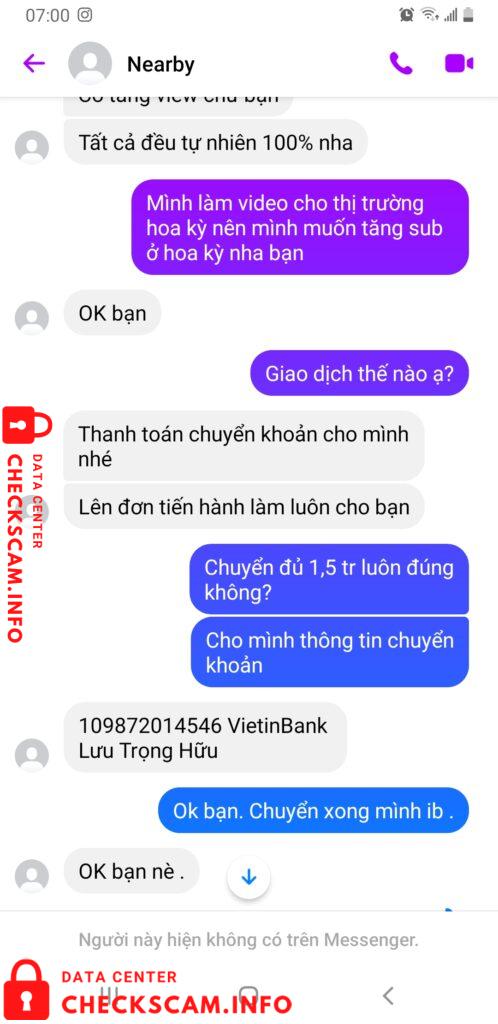 Bằng chứng chống lại Luu Trong Huu