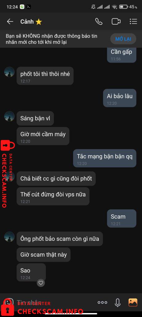 Bằng chứng chống lại Cảnh Nguyễn