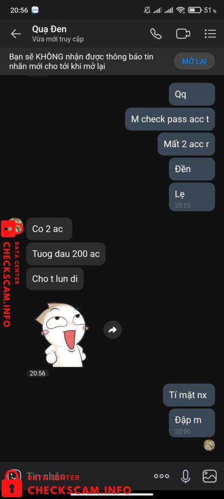 Evidência contra Duong Thu Thao