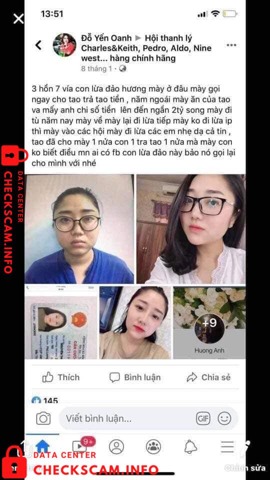 Ebidensya laban sa Nguyễn Thị Thu Hương