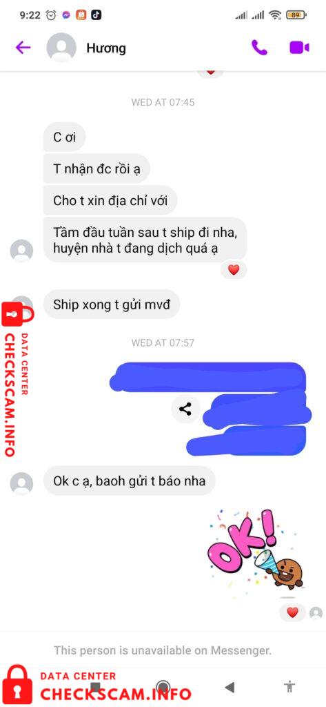 Ebidensya laban sa Nguyen Thi Thu Huong