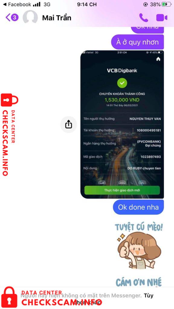 Evidence against Nguyen Bich Ngoc