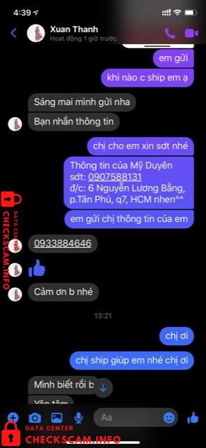 Evidence against Nguyen Thi Thanh Xuan