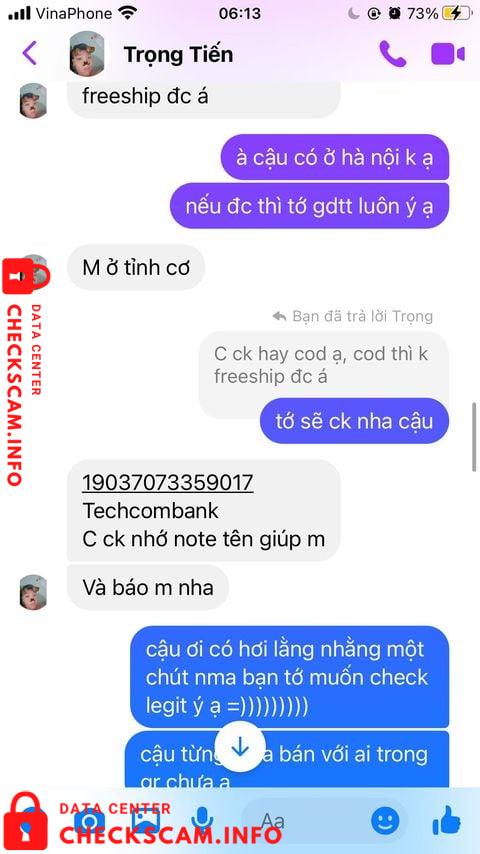 Evidence against Ngô Thu Trang