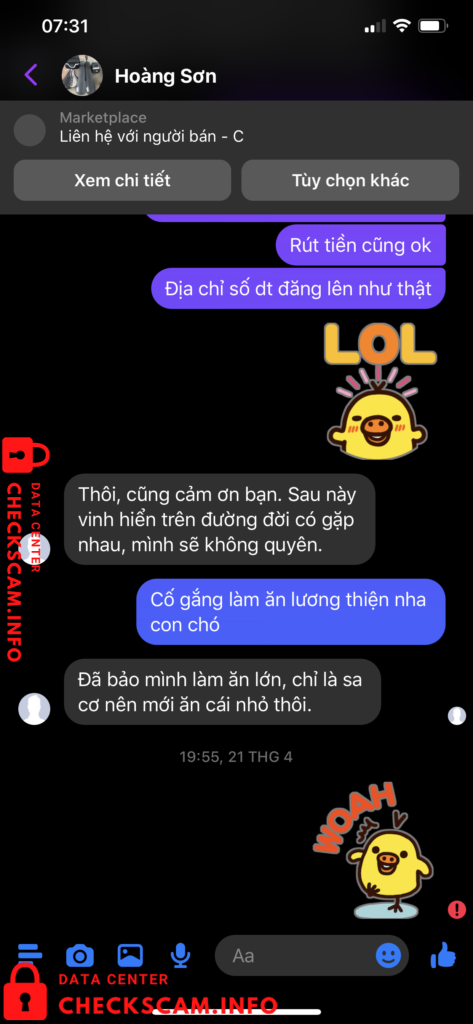 Evidence against Nguyen Hoang Son