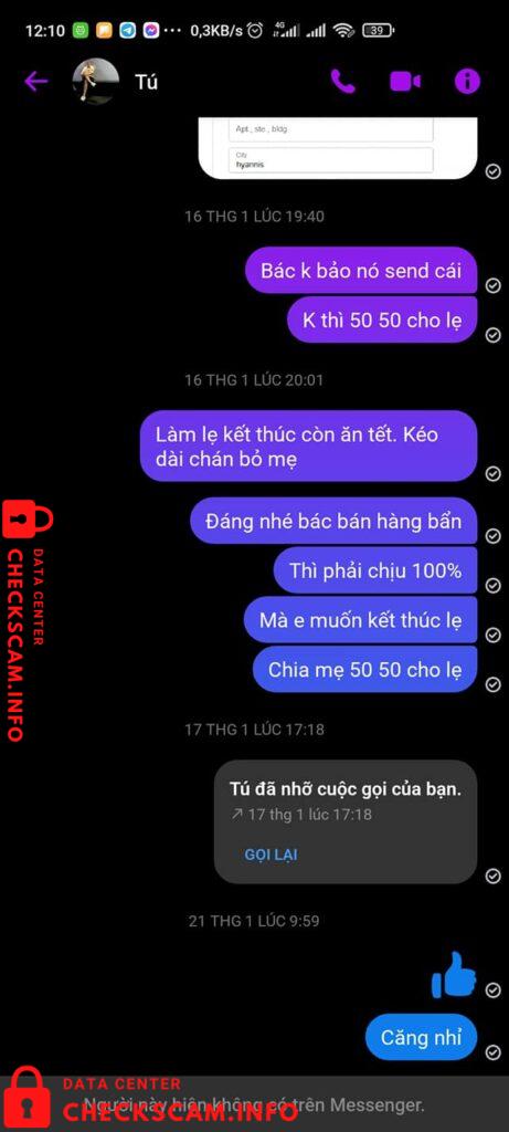 Evidence against Bùi Hoàng Tú