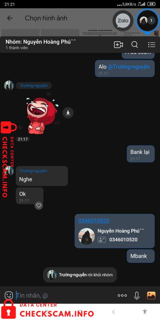 Evidence against Nguyen Nhut Truong