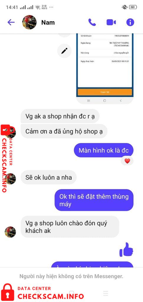 Evidence against Dinh Hong Nam