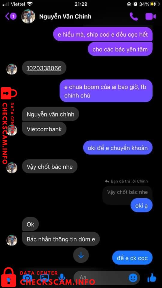 Evidence against Nguyen Van Chinh