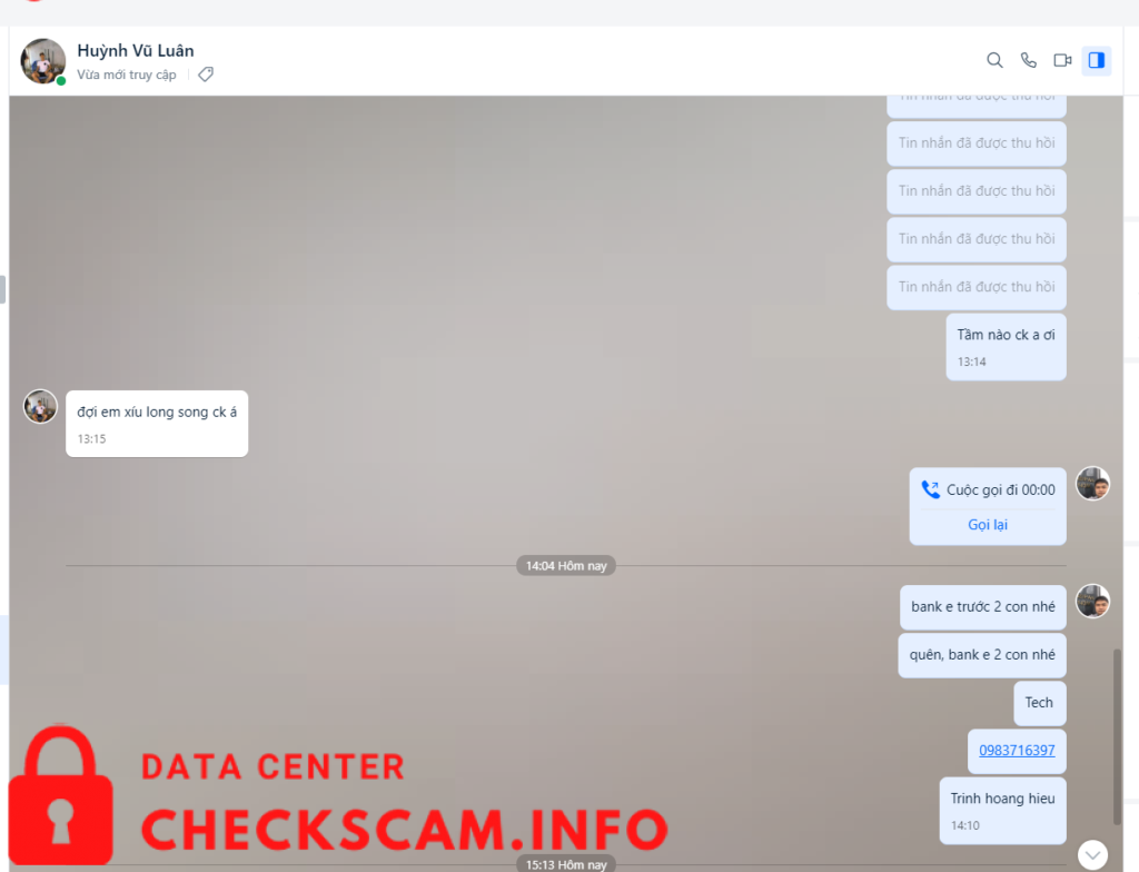 Evidence against Trần Quốc Chung