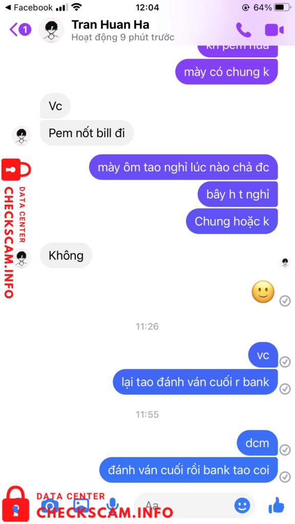 Evidence against Trần Hà Huấn