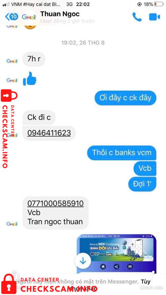 Evidence against Tran Ngoc Thuan