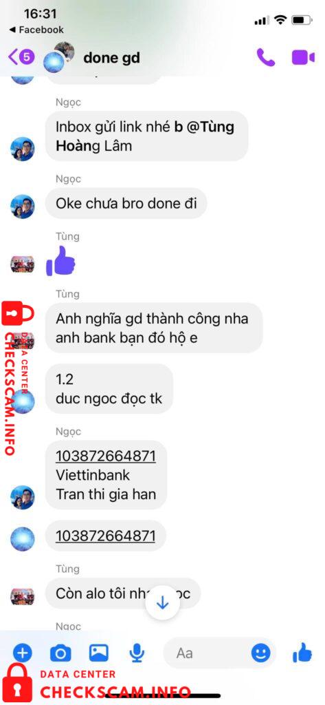 Evidence against Tran Thi Gia Han