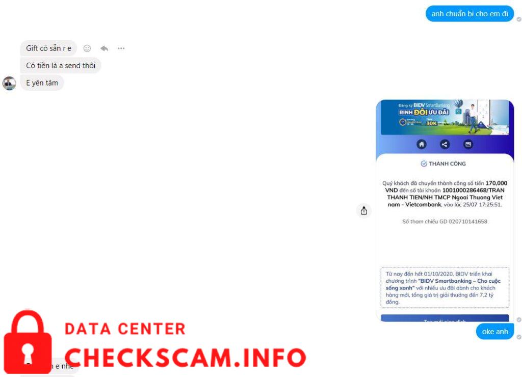 Evidence against Tran Thanh Tien