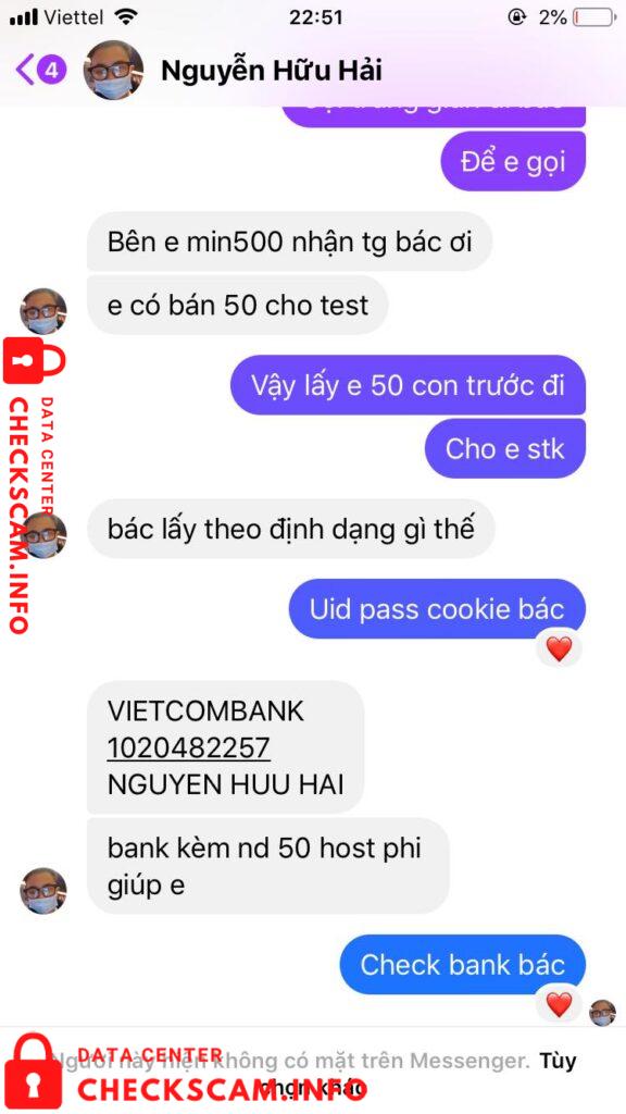 Evidence against Nguyen Huu Hai