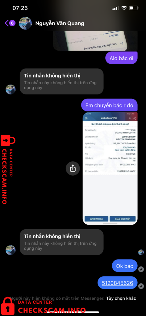 Evidence against Nguyen Dong Linh