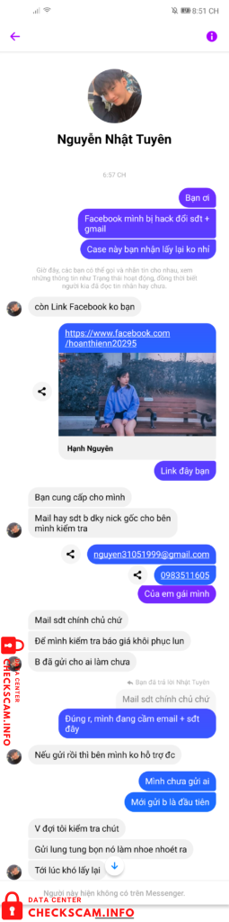 Evidence against Nguyen Ngọc Tuyen