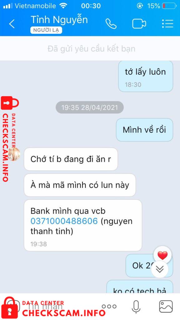 Evidence against Nguyen Thanh Tinh