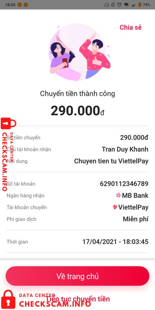 Evidence against Tran Duy Khanh