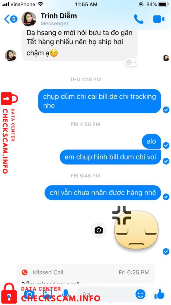 Evidence against Trương Diễm Trinh