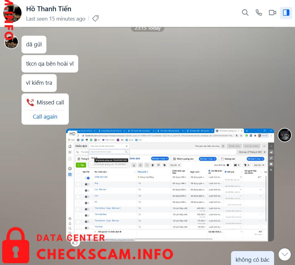 Evidence against Ho Thanh Tien