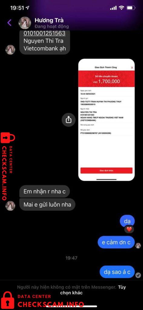 Evidence against Nguyen Thi Tra