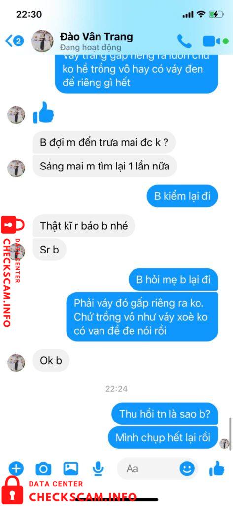 Evidence against Le Thi Khanh Chi