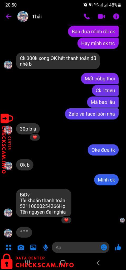 Evidence against Nguyen Dai Nghia