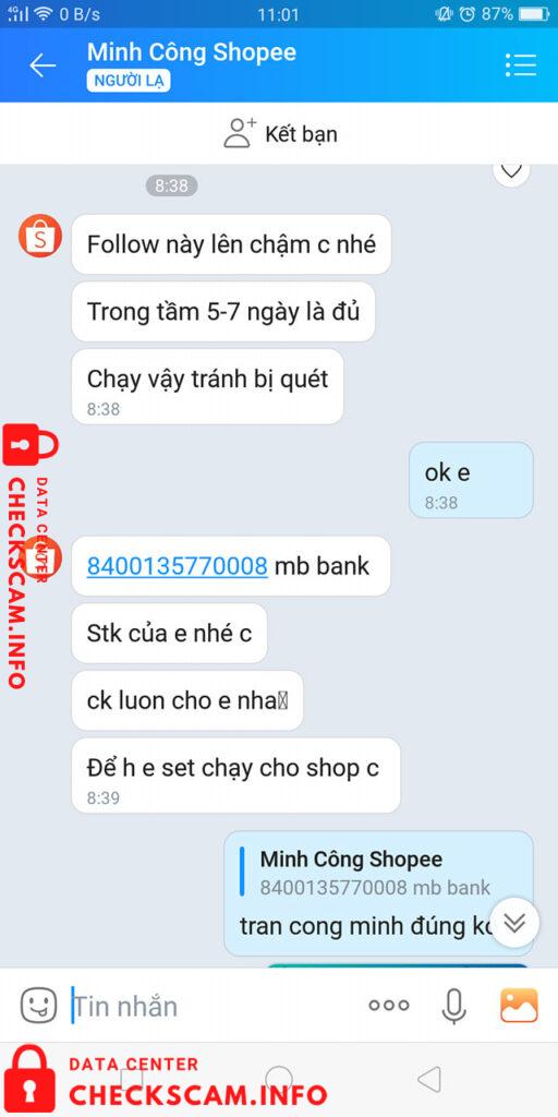 Доказательства против Tran Cong Minh
