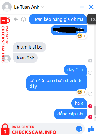 Доказательства против Lê Tuấn Anh