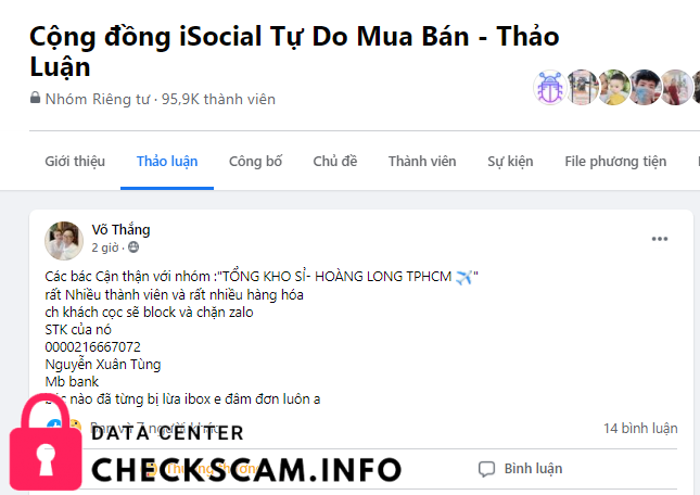 Доказательства против Nguyễn Xuân Tùng
