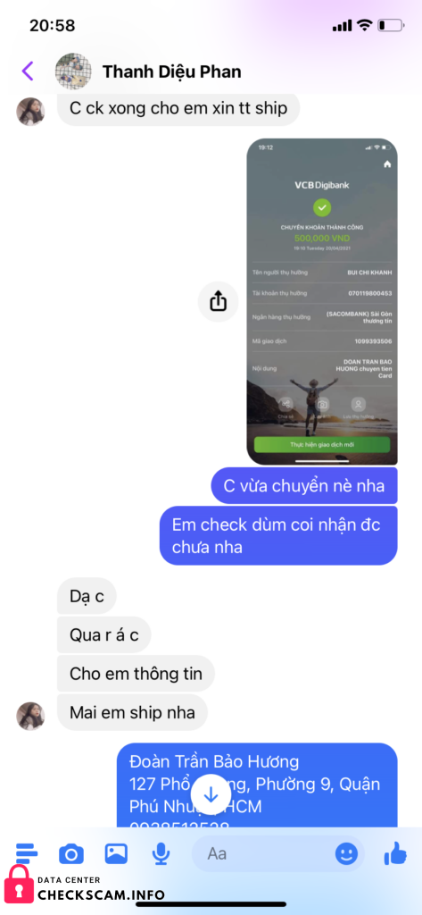 Αποδεικτικά στοιχεία κατά Bui Chi Khanh