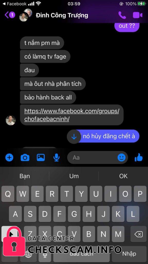 Bukti melawan Đinh Công Trượng