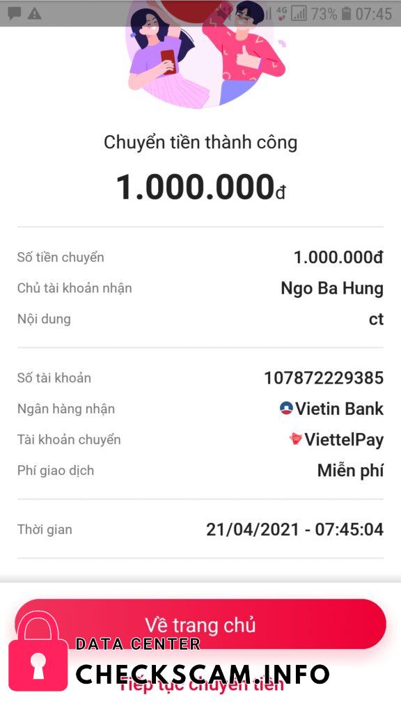 Bukti melawan Ngô Bá Hưng