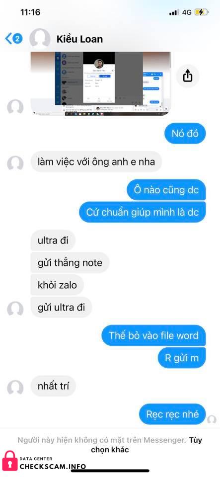 Αποδεικτικά στοιχεία κατά Mai Thi Kieu Loan