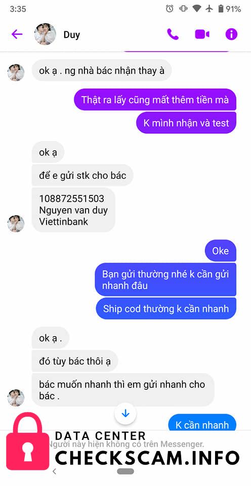 Αποδεικτικά στοιχεία κατά Nguyen Dinh Khuong