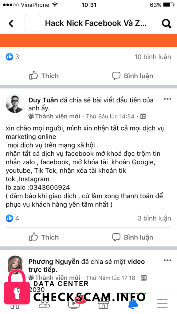 Αποδεικτικά στοιχεία κατά Vu Thi Tuyet