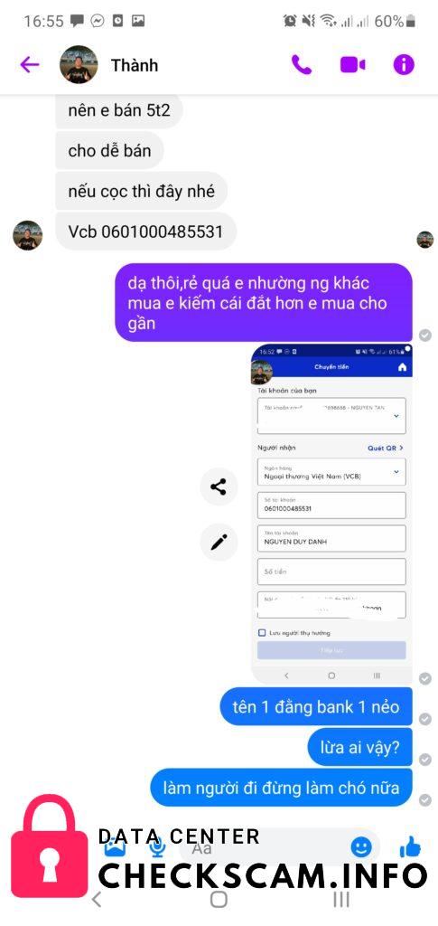 Αποδεικτικά στοιχεία κατά Nguyen Duy Danh