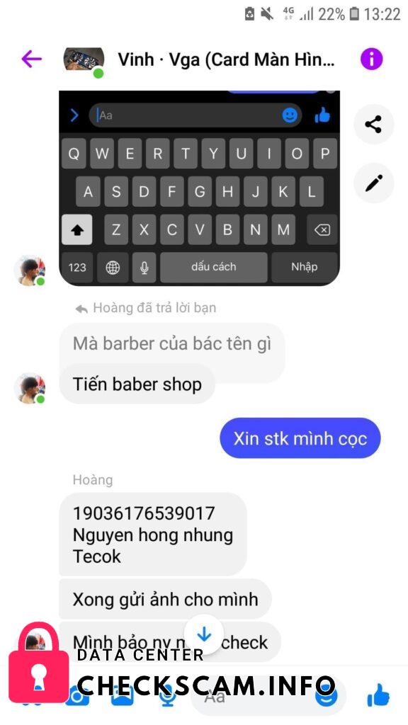 Αποδεικτικά στοιχεία κατά Nguyen Hong Nhung