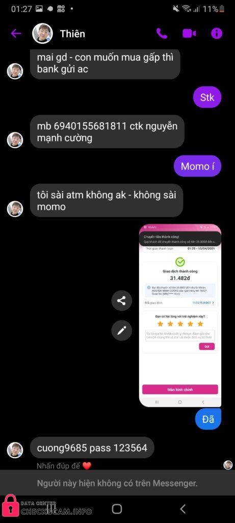 Αποδεικτικά στοιχεία κατά Nguyễn Mạnh Cường