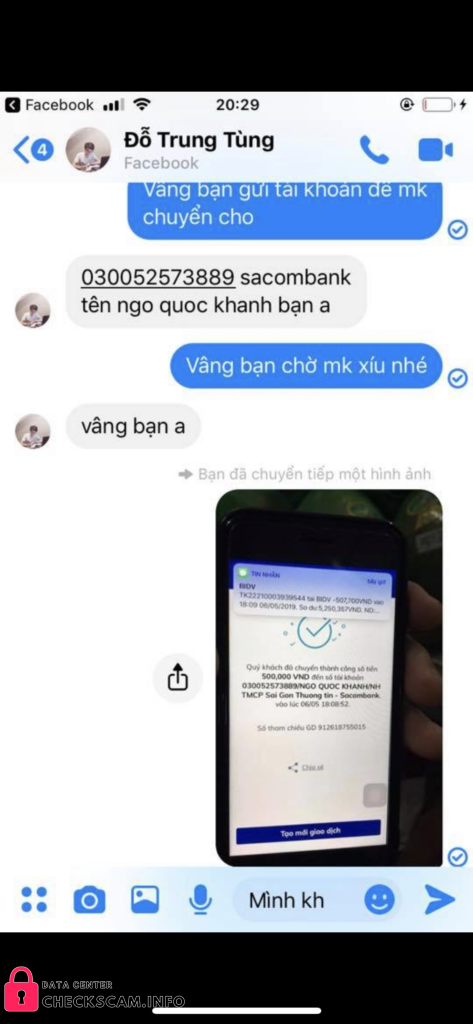 Αποδεικτικά στοιχεία κατά Ngo Quoc Khanh