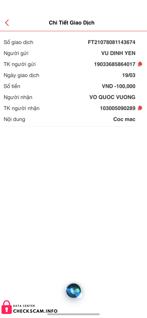 Αποδεικτικά στοιχεία κατά Võ Quốc Vương