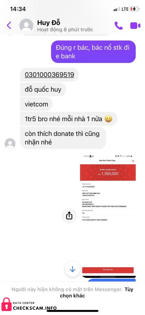 Αποδεικτικά στοιχεία κατά Do Quoc Huy