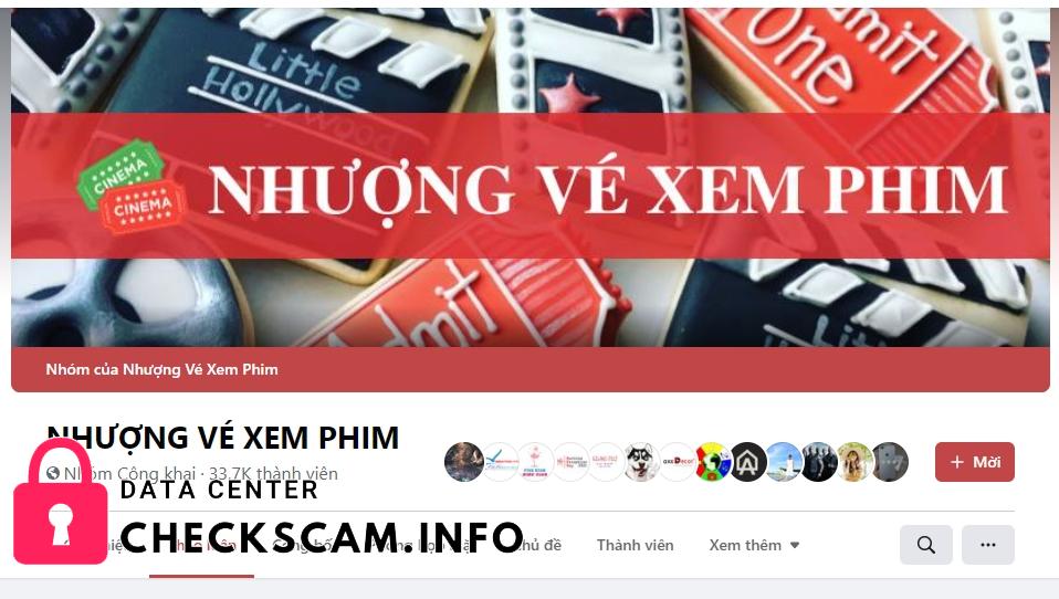 Αποδεικτικά στοιχεία κατά [ Danh sách Scam ] Group Nhượng Vé Xem Phim
