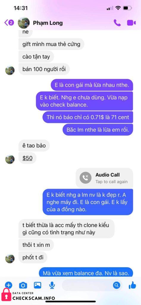 Αποδεικτικά στοιχεία κατά Pham Viet Long