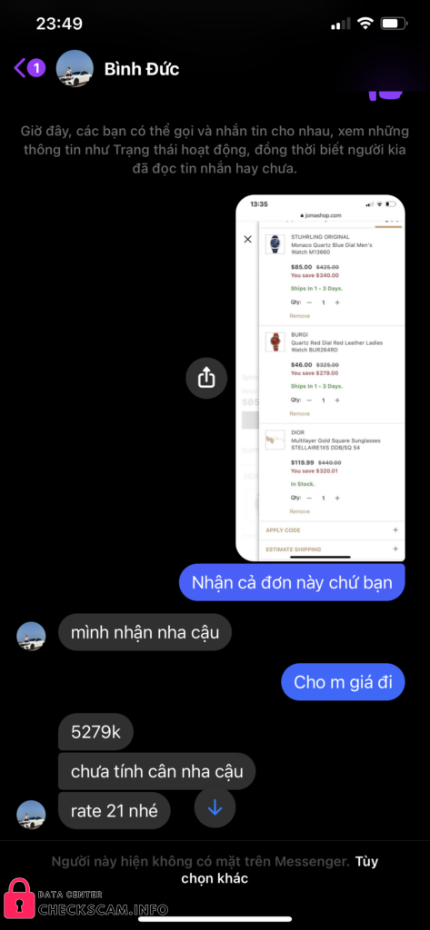 Αποδεικτικά στοιχεία κατά Nguyen Duc Binh
